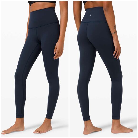 Lululemon Wunder Under Super High-Rise Tight Size 8 28" Luxtreme True Navy Yoga - Picture 1 of 6